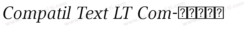 Compatil Text LT Com字体转换